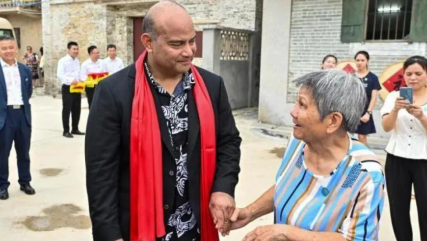 瑙鲁总统戴维·阿迪昂广东寻亲祭祖：重走祖辈足迹，感受家乡情谊