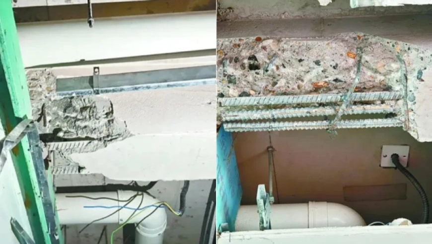 长沙精装房“切筋断梁”业主发现大量房梁受损 开发商致歉并承诺整改