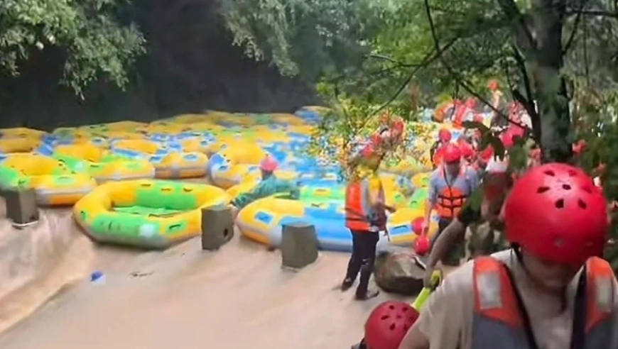 湖南浏阳六叠泉漂流景区一女游客失联，景区已暂停开放