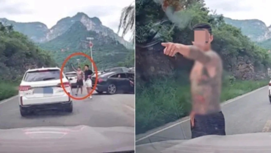 山西陵川县警方通报“纹身男强行加塞并辱骂车主”事件