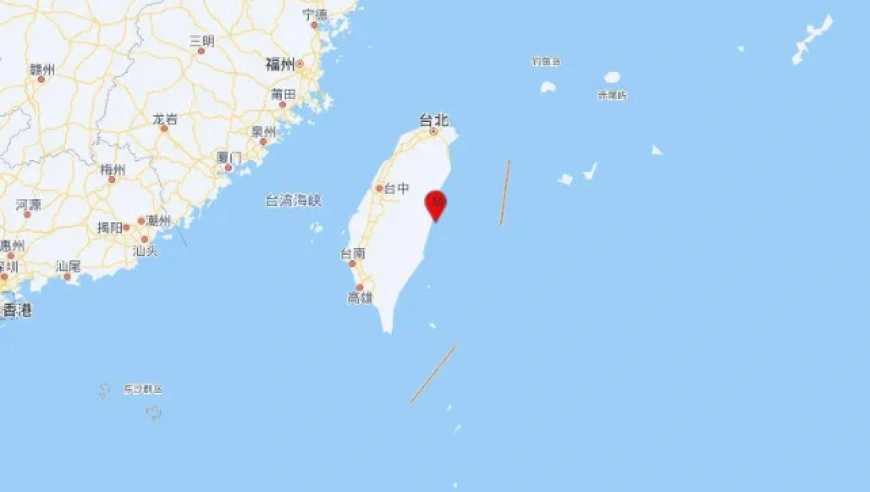 08月10日14时03分台湾花莲县发生4.5级地震 震源深度10千米
