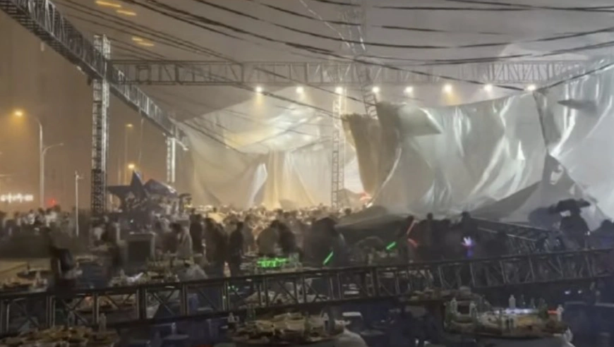 四川绵竹啤酒节桁架倒塌致2死3伤，强对流天气是诱因