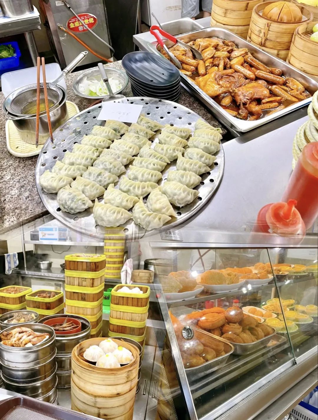 东莞居民楼下的早茶档_东莞宝藏早茶店_府城,兴丹路,早茶