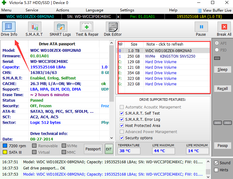 Victoria硬盘修复工具最新版