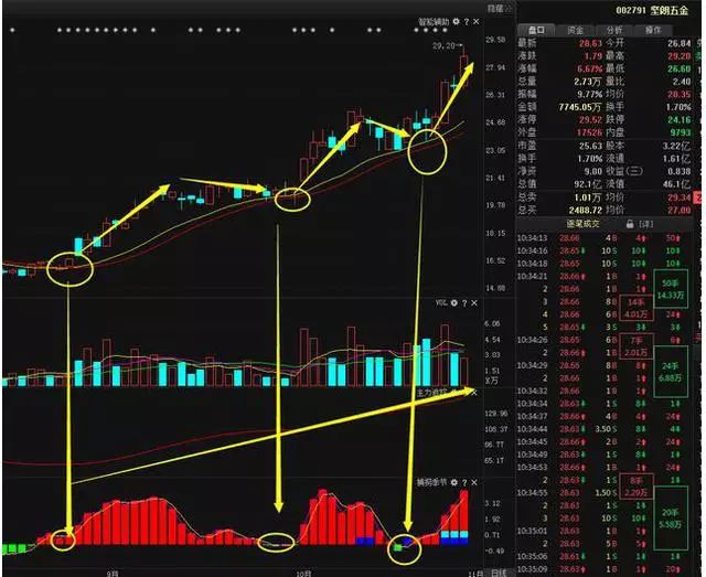 股票筹码全是套牢盘_高位大单买入股价下跌_尾盘拉升判明日涨跌