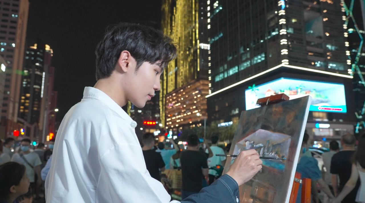 福田兆邦基金融大厦裸眼3D屏_深圳福田裸眼3D微缩景观_深圳兆邦基金融大厦4楼