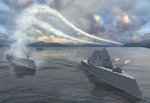 美国研制 DDG1000 驱逐舰，明年首造，攻防强还很隐形