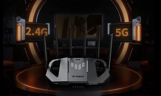 无线智能路由器_华硕RT-BE86U 6800Mbps双频千兆万兆口博通四核2.5G口AiMesh游戏电竞路由_华硕TUF小旋风Pro 6500Mbps全2.