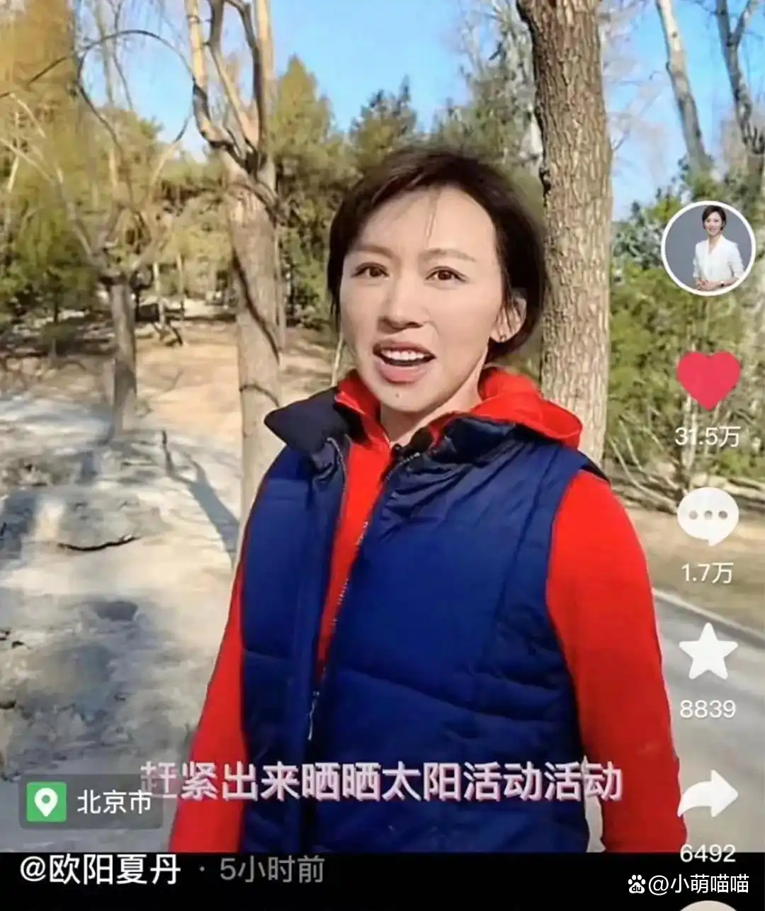 欧阳夏丹央视离职原因_央视女主持人欧阳夏丹_欧阳夏丹自媒体转型经历