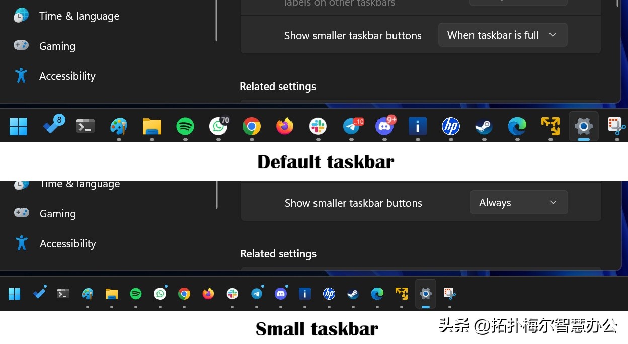 Windows 11 可移动任务栏开发进度_怎么把任务栏放在电脑底部_Windows 11 调整任务栏大小功能测试