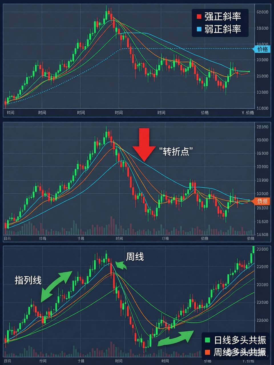 股票分时均线斜率公式_均线斜率 #趋势交易 #量价关系